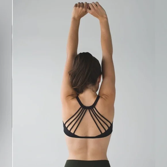 Lululemon Lighten Up Bra GREY with Pads - Picture 1 of 6